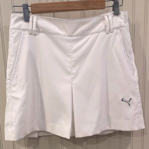 Puma Sport Skort, White,  Size 4